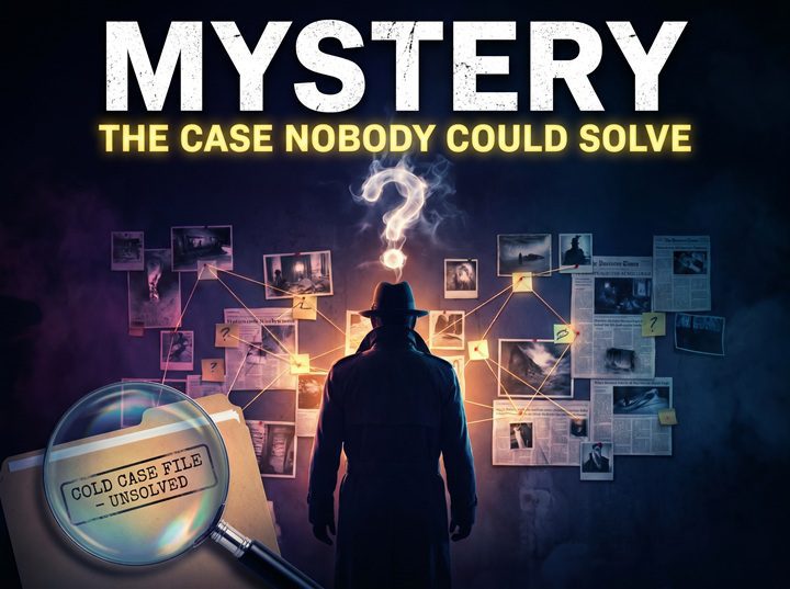 youtube thumbnail design example - Mystery - The Case Nobody Could Solve -FFABD