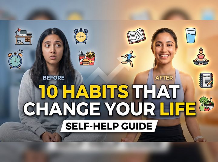 youtube thumbnail design example - Finance - 10 Habits That change your life -FFABD